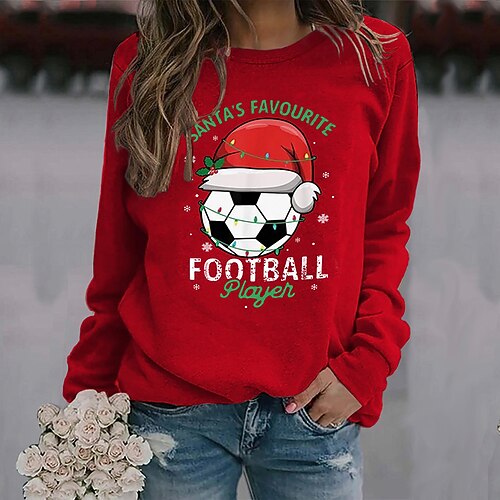 Women's Sweatshirt Pullover Streetwear Black Pink Red Graphic Christmas Round Neck Long Sleeve S M L XL 2XL 3XL
Women's Sweatshirt Pullover Streetwear Black Pink Red Graphic Christmas Round Neck Long Sleeve S M L XL 2XL 3XL
