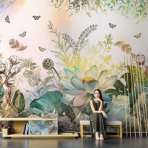 American Wallpaper Art Hotel Bedroom Living Room Lotus Mural TV Background Wall Customized Wallpaper Non Self Adhesive/Self Adhesive
American Wallpaper Art Hotel Bedroom Living Room Lotus Mural TV Background Wall Customized Wallpaper Non Self Adhesive/Self Adhesive