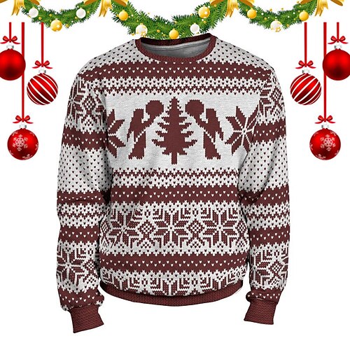 Men's Unisex Sweatshirt Pullover Red Crew Neck Christmas Tree Graphic Prints Print Daily Sports Holiday 3D Print Streetwear Designer Casual Spring & Fall Clothing Apparel Hoodies Sweatshirts Long
Men's Unisex Sweatshirt Pullover Red Crew Neck Christmas Tree Graphic Prints Print Daily Sports Holiday 3D Print Streetwear Designer Casual Spring & Fall Clothing Apparel Hoodies Sweatshirts Long