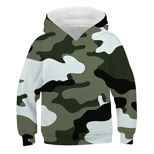 Kids Boys Hoodie Pullover Camo Long Sleeve Children Top Casual Hoodie Active Cool Deep Green Green Dark Green Winter 7-13 Years
Kids Boys Hoodie Pullover Camo Long Sleeve Children Top Casual Hoodie Active Cool Deep Green Green Dark Green Winter 7-13 Years