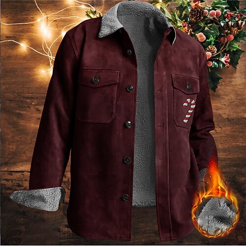 Men's Coat Warm Christmas Zipper Crutch 3D Printed Graphic Turndown Fashion Jacket Outerwear Long Sleeve Pocket Fall & Winter
Men's Coat Warm Christmas Zipper Crutch 3D Printed Graphic Turndown Fashion Jacket Outerwear Long Sleeve Pocket Fall & Winter