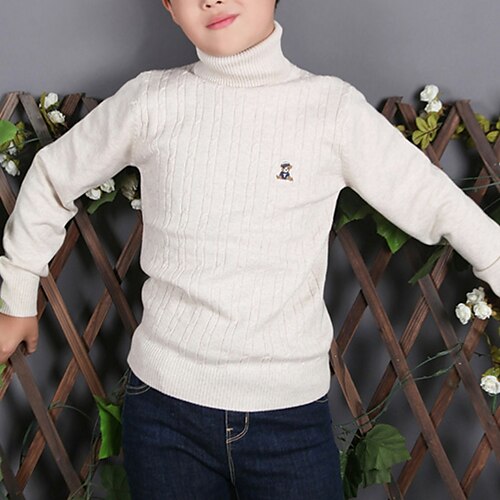 Kids Boys Turtleneck Sweater Solid Color Long Sleeve Crewneck Outdoor Fashion Turtleneck plus velvet black Winter Clothes 3-7 Years / Fall
Kids Boys Turtleneck Sweater Solid Color Long Sleeve Crewneck Outdoor Fashion Turtleneck plus velvet black Winter Clothes 3-7 Years / Fall