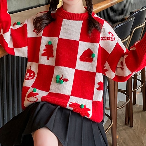 Toddler Girls' Christmas Sweater Ugly Outdoor Long Sleeve Fashion 7-13 Years Winter Red
Toddler Girls' Christmas Sweater Ugly Outdoor Long Sleeve Fashion 7-13 Years Winter Red