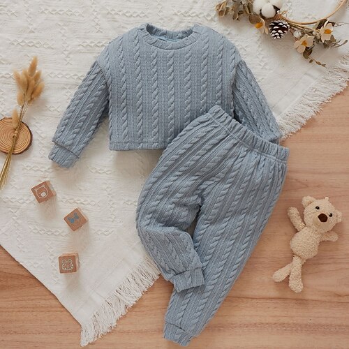 2 Pieces Toddler Boys Sweatshirt & Pants Outfit Solid Color Long Sleeve Crewneck Cotton Set Outdoor Adorable Daily Winter Fall 3-7 Years Blue Pink Beige
2 Pieces Toddler Boys Sweatshirt & Pants Outfit Solid Color Long Sleeve Crewneck Cotton Set Outdoor Adorable Daily Winter Fall 3-7 Years Blue Pink Beige