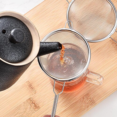 304 stainless steel tea strainer, filter spoon, filter residue, filter spoon, creative tea strainer, tea hourglass, tea washing tool
304 stainless steel tea strainer, filter spoon, filter residue, filter spoon, creative tea strainer, tea hourglass, tea washing tool