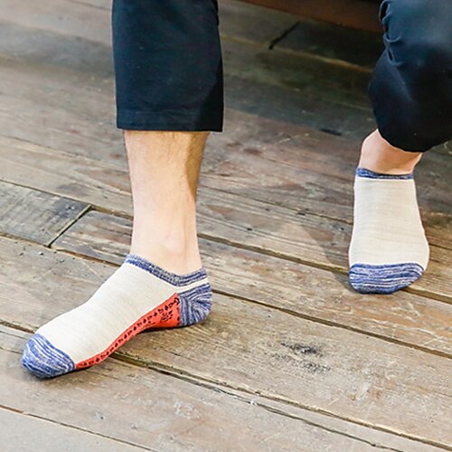 Men's 1 Pair Socks Fashion Comfort Cotton Multi Color Medium All Seasons Blue Beige
Men's 1 Pair Socks Fashion Comfort Cotton Multi Color Medium All Seasons Blue Beige