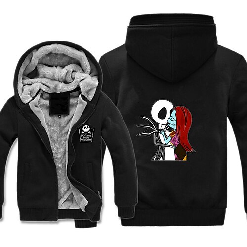Inspired by The Nightmare Before Christmas Jack Skellington Anime Cartoon Manga Anime Graphic Outerwear For Men's Women's Unisex Adults' Hot Stamping 100% Polyester Casual Daily
Inspired by The Nightmare Before Christmas Jack Skellington Anime Cartoon Manga Anime Graphic Outerwear For Men's Women's Unisex Adults' Hot Stamping 100% Polyester Casual Daily