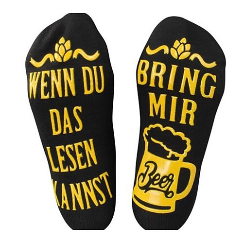 Men's 1 Pair Socks Sport Socks / Athletic Socks Casual Socks Fashion Comfort Letter Medium Spring, Fall, Winter, Summer Black
Men's 1 Pair Socks Sport Socks / Athletic Socks Casual Socks Fashion Comfort Letter Medium Spring, Fall, Winter, Summer Black