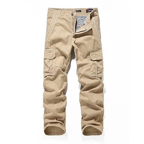 Men's Cargo Pants Trousers Zipper Multi Pocket Solid Color Daily Holiday 100% Cotton Streetwear Stylish ArmyGreen Black Inelastic
Men's Cargo Pants Trousers Zipper Multi Pocket Solid Color Daily Holiday 100% Cotton Streetwear Stylish ArmyGreen Black Inelastic