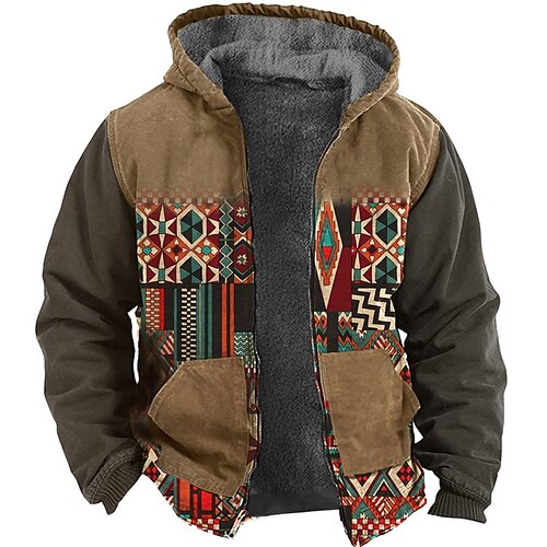 Men's Full Zip Hoodie Jacket Brown Hooded Color Block Graphic Prints Zipper Print Sports Outdoor Daily Sports 3D Print Fleece Boho Streetwear Designer Winter Clothing Apparel Hoodies Sweatshirts
Men's Full Zip Hoodie Jacket Brown Hooded Color Block Graphic Prints Zipper Print Sports Outdoor Daily Sports 3D Print Fleece Boho Streetwear Designer Winter Clothing Apparel Hoodies Sweatshirts
