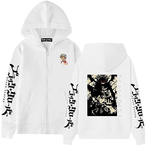 Trevo preto Ficar Anime Desenho Mangá Anime Bolso frontal Arte Gráfica Casacos Para Homens Mulheres Unisexo Adulto Hot Stamping 100% Poliéster Rua Diário
Trevo preto Ficar Anime Desenho Mangá Anime Bolso frontal Arte Gráfica Casacos Para Homens Mulheres Unisexo Adulto Hot Stamping 100% Poliéster Rua Diário