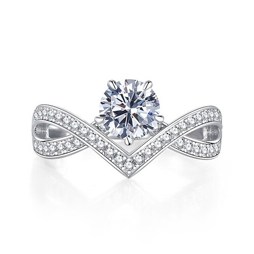 Vielsesring Bryllup Klassisk Sølv S925 Sterling Sølv Kostbar Stilfuld Enkel 1 stk Zirkonium
Vielsesring Bryllup Klassisk Sølv S925 Sterling Sølv Kostbar Stilfuld Enkel 1 stk Zirkonium