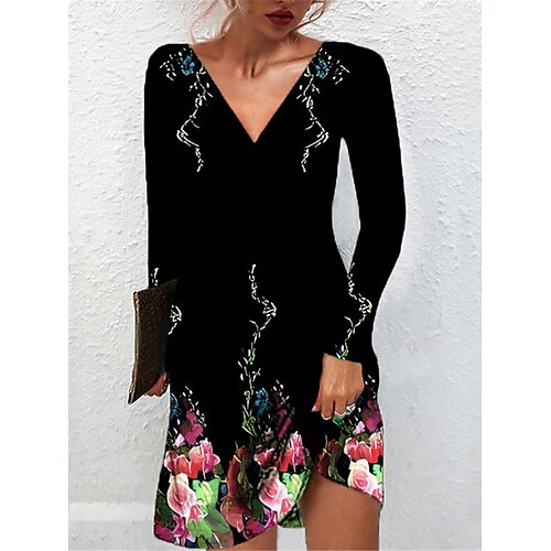Per donna Vestito casual Abito a T shirt Vestito a trapezio Floreale Stampa A V Mini abito Attivo Esterno Giornaliero Manica lunga Standard Nero Estate Primavera S M L XL XXL
Per donna Vestito casual Abito a T shirt Vestito a trapezio Floreale Stampa A V Mini abito Attivo Esterno Giornaliero Manica lunga Standard Nero Estate Primavera S M L XL XXL