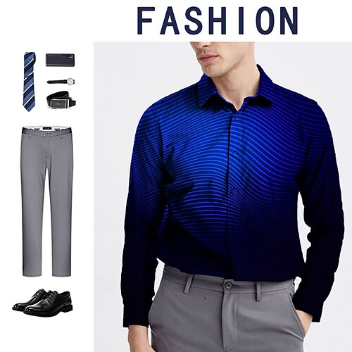 Men's Shirt Optical Illusion Graphic Prints Turndown Red Blue Purple Green Gray Outdoor Street Long Sleeve Button-Down Print Clothing Apparel Fashion Designer Casual Soft
Men's Shirt Optical Illusion Graphic Prints Turndown Red Blue Purple Green Gray Outdoor Street Long Sleeve Button-Down Print Clothing Apparel Fashion Designer Casual Soft