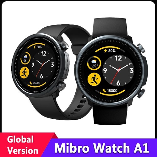 Mibro A1 Smartwatch Global Version Blood Oxygen Heart Rate Monitor 5ATM Waterproof Fashion Bluetooth Sport Men Women Smart Watch
Mibro A1 Smartwatch Global Version Blood Oxygen Heart Rate Monitor 5ATM Waterproof Fashion Bluetooth Sport Men Women Smart Watch
