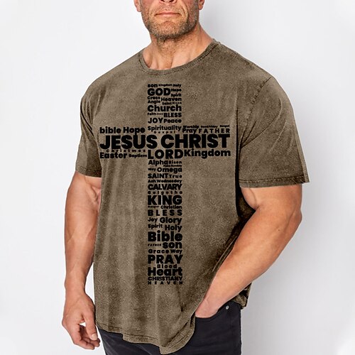 Herre Plusstørrelser T-shirt Stor og høj Grafisk Rund hals Kortærmet Forår sommer Basale Årgang Mode Gade Afslappet Sport Toppe
Herre Plusstørrelser T-shirt Stor og høj Grafisk Rund hals Kortærmet Forår sommer Basale Årgang Mode Gade Afslappet Sport Toppe