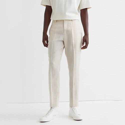 Per uomo Pantaloni di lino Pantaloni Pantaloni estivi Pantaloni da spiaggia Gamba dritta Liscio Comfort Esterno Informale Giornaliero Misto cotone e lino Essenziale Streetwear Verde militare Blu
Per uomo Pantaloni di lino Pantaloni Pantaloni estivi Pantaloni da spiaggia Gamba dritta Liscio Comfort Esterno Informale Giornaliero Misto cotone e lino Essenziale Streetwear Verde militare Blu