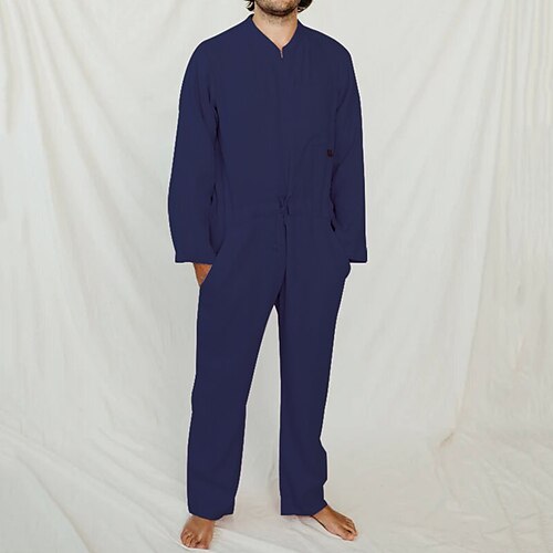 Herre Linbukser Jumpsuit Lomme Snorer Rett ben عادي Komfort Pustende Avslappet Daglig Gateklær Lin / bomullsblanding Stilfull Klassisk Militærgrønn Gul
Herre Linbukser Jumpsuit Lomme Snorer Rett ben عادي Komfort Pustende Avslappet Daglig Gateklær Lin / bomullsblanding Stilfull Klassisk Militærgrønn Gul