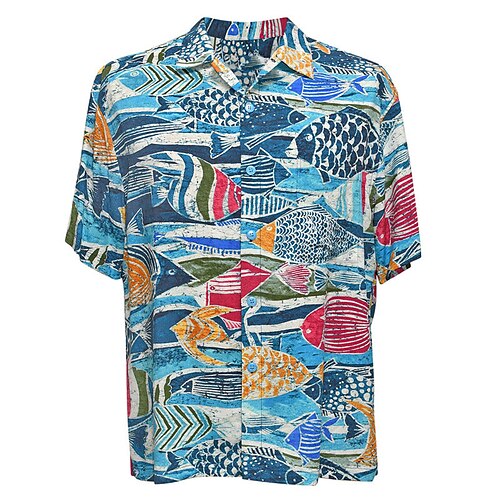 Men's Shirt Summer Hawaiian Shirt Graphic Prints Fish Marine Life Turndown Blue Casual Going out Short Sleeves Button-Down Print Clothing Apparel Tropical Hawaiian Designer Casual
Men's Shirt Summer Hawaiian Shirt Graphic Prints Fish Marine Life Turndown Blue Casual Going out Short Sleeves Button-Down Print Clothing Apparel Tropical Hawaiian Designer Casual