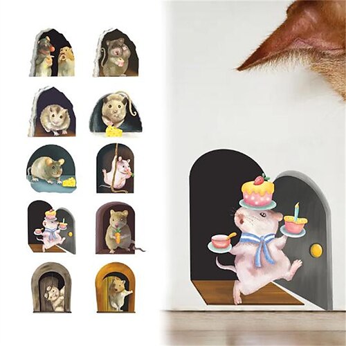 10 estilos de dibujos animados lindo agujero de ratón diy dormitorio porche escaleras hogar pared decoración pegatinas
10 estilos de dibujos animados lindo agujero de ratón diy dormitorio porche escaleras hogar pared decoración pegatinas