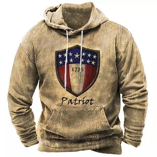 Men's Pullover Hoodie Sweatshirt Brown Hooded Graphic Prints Print Daily Sports 3D Print Basic Streetwear Designer Spring Fall Clothing Apparel Shield Hoodies Sweatshirts
Men's Pullover Hoodie Sweatshirt Brown Hooded Graphic Prints Print Daily Sports 3D Print Basic Streetwear Designer Spring Fall Clothing Apparel Shield Hoodies Sweatshirts
