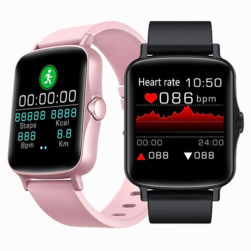 iMosi Ptone Smart Watch 1.4 inch Smartwatch Fitness Running Watch Bluetooth Pedometer Call Reminder Fitness Tracker Compatible with Android iOS Women Men Waterproof Long Standby Media Control IP 67
iMosi Ptone Smart Watch 1.4 inch Smartwatch Fitness Running Watch Bluetooth Pedometer Call Reminder Fitness Tracker Compatible with Android iOS Women Men Waterproof Long Standby Media Control IP 67