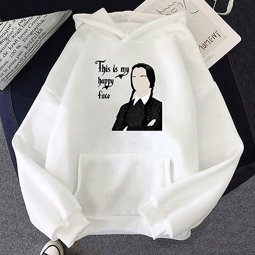 Inspired by Wednesday Addams Addams family Wednesday Hoodie Cartoon Manga Anime Front Pocket Graphic Hoodie For Men's Women's Unisex Adults' Hot Stamping 100% Polyester
Inspired by Wednesday Addams Addams family Wednesday Hoodie Cartoon Manga Anime Front Pocket Graphic Hoodie For Men's Women's Unisex Adults' Hot Stamping 100% Polyester