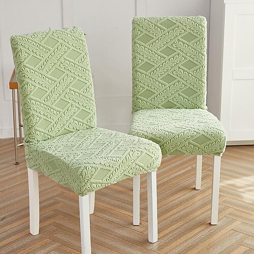 1 Piece Stretch Dining Chair Cover, Stretch Jacquard Chair Cover Sage Green, Chair Protector Cover Seat Slipcover with Elastic Band for Dining Room,Wedding, Ceremony, Banquet,Home Decor
1 Piece Stretch Dining Chair Cover, Stretch Jacquard Chair Cover Sage Green, Chair Protector Cover Seat Slipcover with Elastic Band for Dining Room,Wedding, Ceremony, Banquet,Home Decor