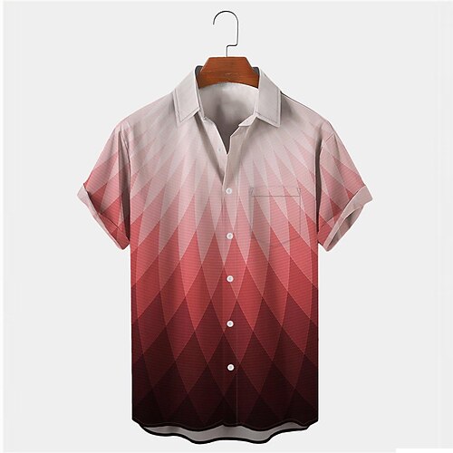 Men'sShirtSummerHawaiianShirt Gradient Geometry GraphicPrintsTurndownOutdoorStreetShortSleevesButton-DownPrintClothingApparelTropicalFashionDesignerHawaiian
Men'sShirtSummerHawaiianShirt Gradient Geometry GraphicPrintsTurndownOutdoorStreetShortSleevesButton-DownPrintClothingApparelTropicalFashionDesignerHawaiian