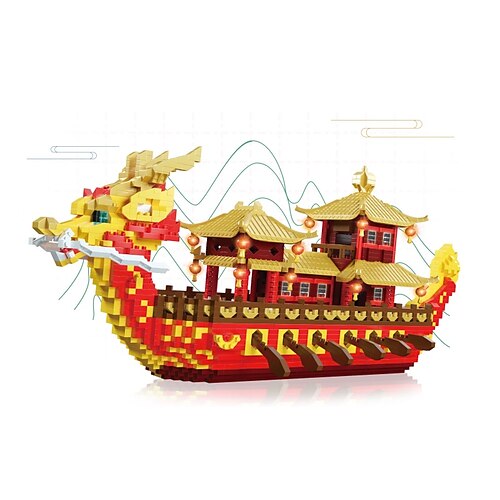 Building Blocks Toys 3236pcs Dragon Boat Boys and Girls Toy Gift Christmas and Birthday Gifts for Adults and Kids Ages 14 Up
Building Blocks Toys 3236pcs Dragon Boat Boys and Girls Toy Gift Christmas and Birthday Gifts for Adults and Kids Ages 14 Up