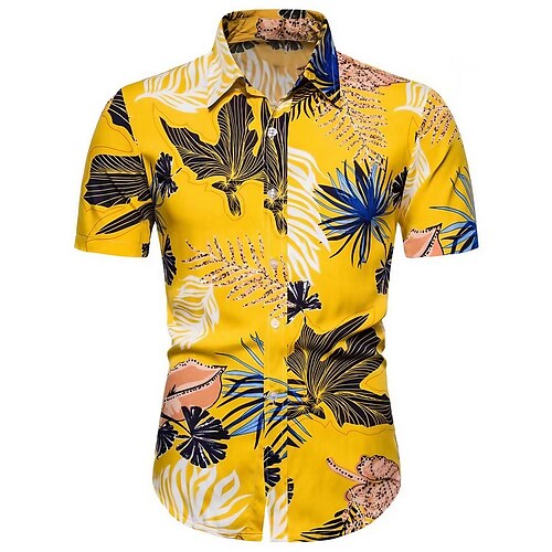 Herre Hawaii skjorte Skjorte med knapper Sommerskjorte Uformell skjorte Strandskjorte Hvit Gul Lilla Grønn Svart / Rød Kort Erme Grafisk Blomst / Planter Aftæpning Gate Ferie Knapp ned Klær Tropisk
Herre Hawaii skjorte Skjorte med knapper Sommerskjorte Uformell skjorte Strandskjorte Hvit Gul Lilla Grønn Svart / Rød Kort Erme Grafisk Blomst / Planter Aftæpning Gate Ferie Knapp ned Klær Tropisk