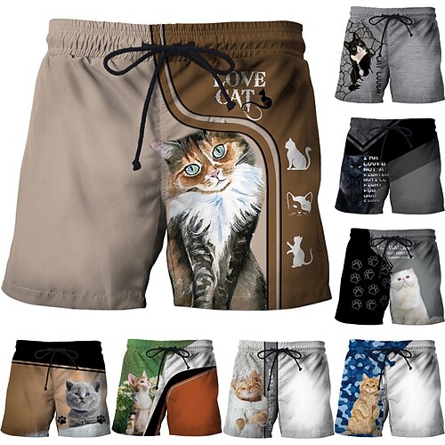 Per uomo Boxer da surf Pantaloncini da mare Boxer da mare Pantaloncini estivi Pantaloncini da spiaggia A cordoncino Vita elastica Stampa 3D Pop art Animali Gatto Traspirante Asciugatura rapida Breve
Per uomo Boxer da surf Pantaloncini da mare Boxer da mare Pantaloncini estivi Pantaloncini da spiaggia A cordoncino Vita elastica Stampa 3D Pop art Animali Gatto Traspirante Asciugatura rapida Breve