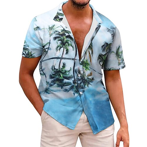 Men's Shirt Summer Hawaiian Shirt Coconut Tree Graphic Prints Turndown Yellow Red Sky Blue Orange Green Casual Holiday Short Sleeve Button-Down Print Clothing Apparel Tropical Fashion Hawaiian Soft
Men's Shirt Summer Hawaiian Shirt Coconut Tree Graphic Prints Turndown Yellow Red Sky Blue Orange Green Casual Holiday Short Sleeve Button-Down Print Clothing Apparel Tropical Fashion Hawaiian Soft