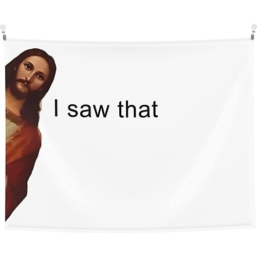 Jesus Wall Tapestry Art Decor Blanket Curtain Hanging Home Bedroom Living Room Decoration
Jesus Wall Tapestry Art Decor Blanket Curtain Hanging Home Bedroom Living Room Decoration
