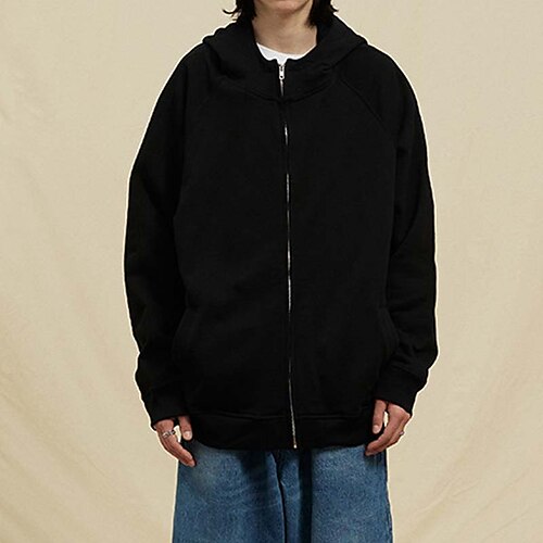 Men's Hoodie Zip Hoodie Sweatshirt Black Dark Gray Hooded Solid Color Sports Outdoor Daily Sports Cotton Casual Big and Tall Fall Winter Clothing Apparel Hoodies Sweatshirts
Men's Hoodie Zip Hoodie Sweatshirt Black Dark Gray Hooded Solid Color Sports Outdoor Daily Sports Cotton Casual Big and Tall Fall Winter Clothing Apparel Hoodies Sweatshirts
