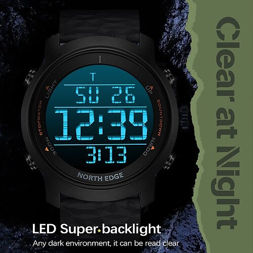 north edge herre digitalur 50m vandtæt udendørs sportsur mode led lys stopur armbåndsur herre ur reloj hombre
north edge herre digitalur 50m vandtæt udendørs sportsur mode led lys stopur armbåndsur herre ur reloj hombre