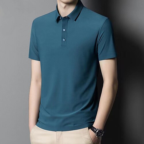 Per uomo POLO Camicia da golf Golf Esterno Ufficio Collo a polo Manica corta Di tendenza Lavoro Tinta unica Liscio Pulsante frontale Estate Standard Nero Bianco Blu marino Blu Reale Blu scuro Azzurro
Per uomo POLO Camicia da golf Golf Esterno Ufficio Collo a polo Manica corta Di tendenza Lavoro Tinta unica Liscio Pulsante frontale Estate Standard Nero Bianco Blu marino Blu Reale Blu scuro Azzurro