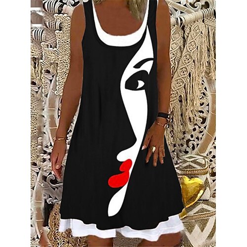 Mulheres Vestido casual Vestido Tipo Regata Longa Minivestido Branco Cinzento Sem Manga Gráfico Patchwork Primavera Verão Gola Redonda Clássico Diário Final de semana 2023 S M L XL 2XL 3XL
Mulheres Vestido casual Vestido Tipo Regata Longa Minivestido Branco Cinzento Sem Manga Gráfico Patchwork Primavera Verão Gola Redonda Clássico Diário Final de semana 2023 S M L XL 2XL 3XL