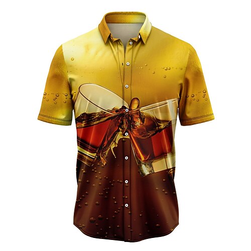 Men's Shirt Summer Hawaiian Shirt Graphic Prints Whisky Turndown Yellow Street Casual Short Sleeves Button-Down Print Clothing Apparel Tropical Fashion Hawaiian Designer
Men's Shirt Summer Hawaiian Shirt Graphic Prints Whisky Turndown Yellow Street Casual Short Sleeves Button-Down Print Clothing Apparel Tropical Fashion Hawaiian Designer