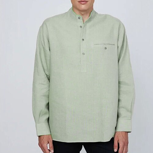 Herren leinenhemd Sommerhemd Strandhemd Hellgelb Weiß Gelb Langarm Glatt Stehkragen Frühling Herbst Arbeit Casual Bekleidung Button-Down
Herren leinenhemd Sommerhemd Strandhemd Hellgelb Weiß Gelb Langarm Glatt Stehkragen Frühling Herbst Arbeit Casual Bekleidung Button-Down