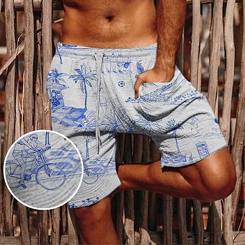 Hombre Pantalones cortos de verano Pantalones cortos de playa Pantalones cortos casuales Pantalones cortos de sirsaca Pantalones cortos holgados Bolsillo Correa Cintura elástica Estampados Comodidad
Hombre Pantalones cortos de verano Pantalones cortos de playa Pantalones cortos casuales Pantalones cortos de sirsaca Pantalones cortos holgados Bolsillo Correa Cintura elástica Estampados Comodidad