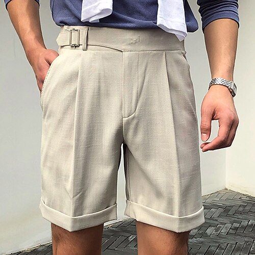 Herre Kjole Shorts Bermuda shorts Plisserede shorts Lomme Lige ben Højdestigning Vanlig Komfort Åndbart Korte Afslappet Daglig Ferie Bomuldsblanding Årgang Elegant Beige
Herre Kjole Shorts Bermuda shorts Plisserede shorts Lomme Lige ben Højdestigning Vanlig Komfort Åndbart Korte Afslappet Daglig Ferie Bomuldsblanding Årgang Elegant Beige