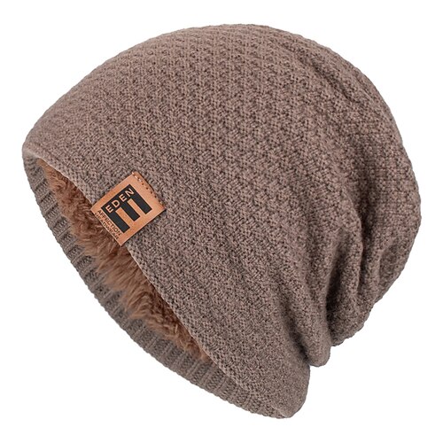 Herre Beanie lue Vinterhatter Cap Strikk mansjett Svart Vin Akryl Fiber Strikket Fleece Stilfull Traditionel / Klassisk Friluftslklær Fritid / hverdag عادي Varm
Herre Beanie lue Vinterhatter Cap Strikk mansjett Svart Vin Akryl Fiber Strikket Fleece Stilfull Traditionel / Klassisk Friluftslklær Fritid / hverdag عادي Varm