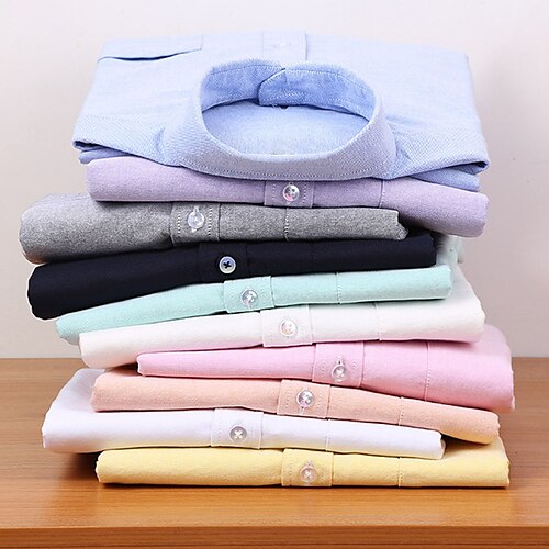 Per uomo Camicie Camicia Oxford Giallo Chiaro Nero Bianco Manica lunga Liscio Bavero Primavera Autunno Matrimonio Ufficio Abbigliamento
Per uomo Camicie Camicia Oxford Giallo Chiaro Nero Bianco Manica lunga Liscio Bavero Primavera Autunno Matrimonio Ufficio Abbigliamento