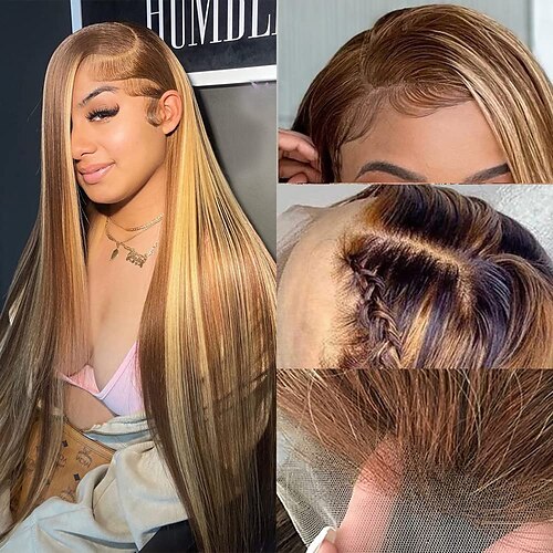 highlight ombre blonde frontparyk menneskehår færdigplukket 13x4 farvet 4/27 hd blonde frontal menneskehår parykker med babyhår 150% tæthed honningblond lige blonder frontparykker menneskehår 20
highlight ombre blonde frontparyk menneskehår færdigplukket 13x4 farvet 4/27 hd blonde frontal menneskehår parykker med babyhår 150% tæthed honningblond lige blonder frontparykker menneskehår 20