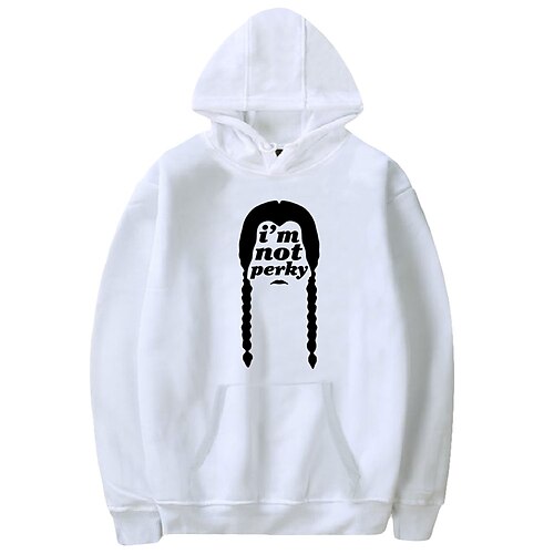 Inspired by Wednesday Addams Addams family Wednesday Hoodie Cartoon Manga Anime Front Pocket Graphic Hoodie For Men's Women's Unisex Adults' Hot Stamping 100% Polyester
Inspired by Wednesday Addams Addams family Wednesday Hoodie Cartoon Manga Anime Front Pocket Graphic Hoodie For Men's Women's Unisex Adults' Hot Stamping 100% Polyester