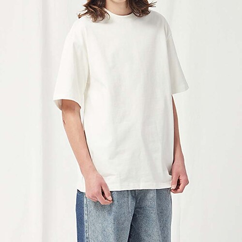 Men's T shirt Tee Tee Oversized Shirt Plain Solid Colored Crew Neck Street Sports Short Sleeve Clothing Apparel Cotton Fashion Casual Oversized Comfortable
Men's T shirt Tee Tee Oversized Shirt Plain Solid Colored Crew Neck Street Sports Short Sleeve Clothing Apparel Cotton Fashion Casual Oversized Comfortable