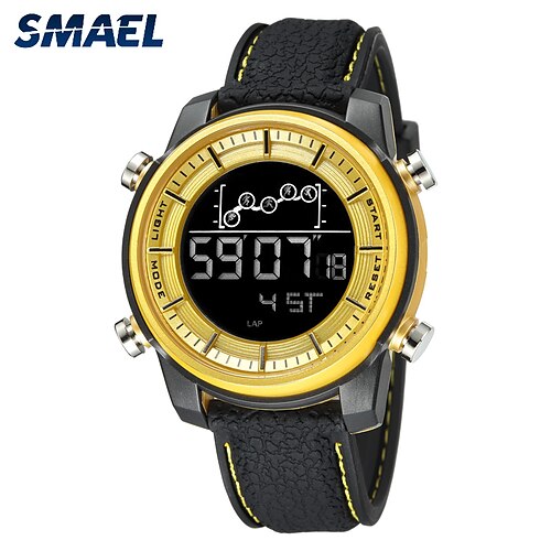 Men Watches Digital SMAEL Watch Waterproof LED Clock Alarm reloj hombre Stopwatch Black Wristwatch 1335 Sport Watches Digital
Men Watches Digital SMAEL Watch Waterproof LED Clock Alarm reloj hombre Stopwatch Black Wristwatch 1335 Sport Watches Digital