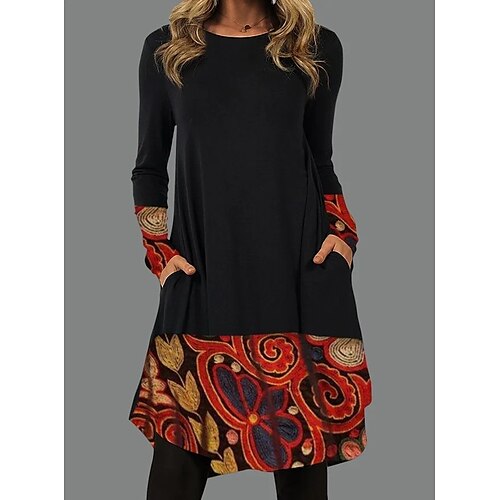Women's Casual Dress T Shirt Dress Tee Dress Mini Dress Red Blue Grey Long Sleeve Graphic Pocket Winter Fall Spring Crew Neck Classic Daily Weekend 2023 S M L XL 2XL 3XL 4XL 5XL
Women's Casual Dress T Shirt Dress Tee Dress Mini Dress Red Blue Grey Long Sleeve Graphic Pocket Winter Fall Spring Crew Neck Classic Daily Weekend 2023 S M L XL 2XL 3XL 4XL 5XL