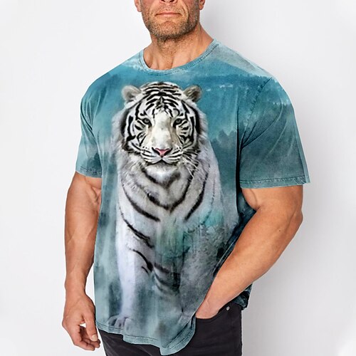 Per uomo Plus Size maglietta Grande e alto Pop art Girocollo Manica corta Primavera estate Essenziale Vintage Di tendenza Streetwear Informale Sport Top
Per uomo Plus Size maglietta Grande e alto Pop art Girocollo Manica corta Primavera estate Essenziale Vintage Di tendenza Streetwear Informale Sport Top